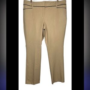 7th Avenue Design Studio- New York & Co Tan Dress Pants. Size 18. Tailored Pants